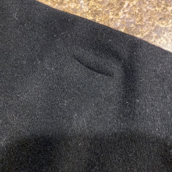 J. Crew Black and Tan Wool Blend Skirt 10 Unfinished Outer Bottom Hem - Picture 5 of 14